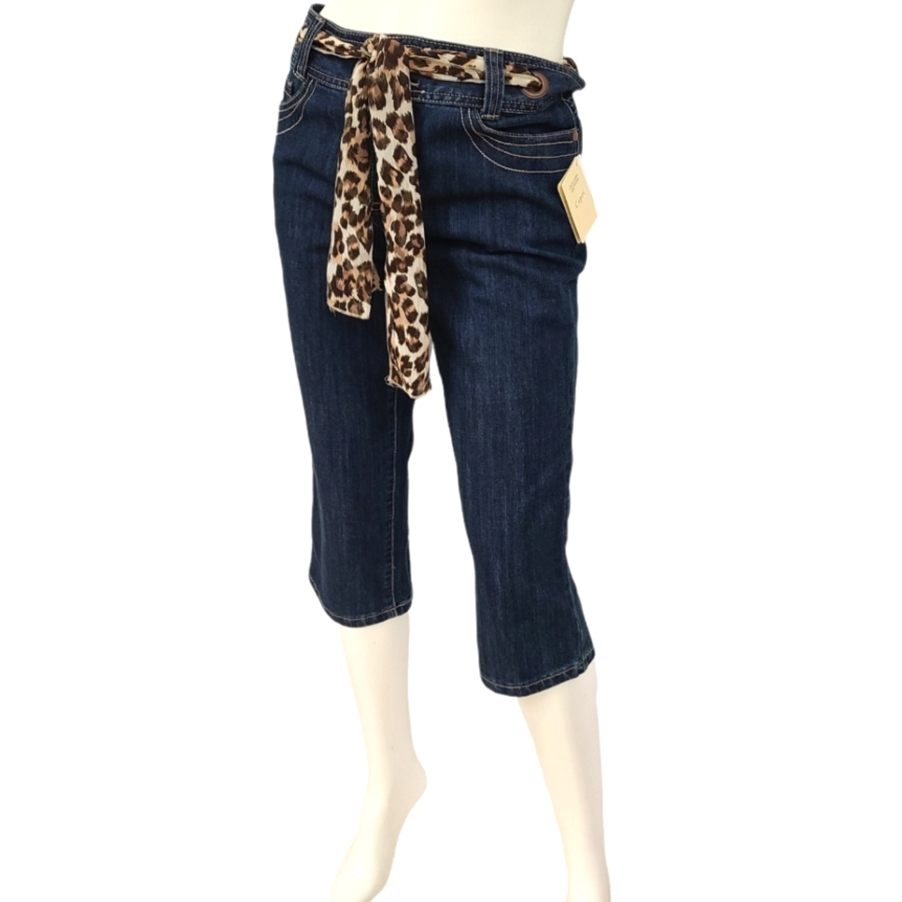 New with Tags Christopher & Banks Jean Capri Pants Size 4 - Picture 3 of 8